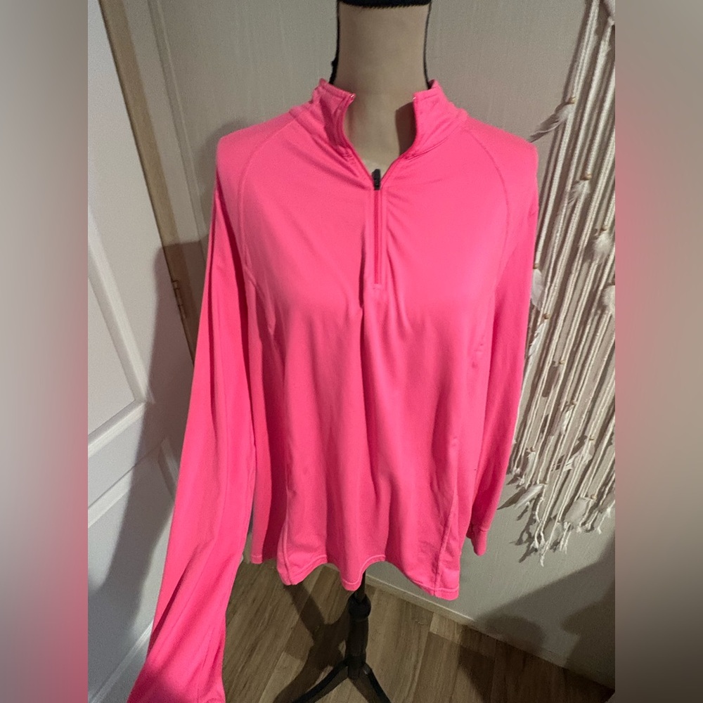 Women's Pink Long Sleeve Top